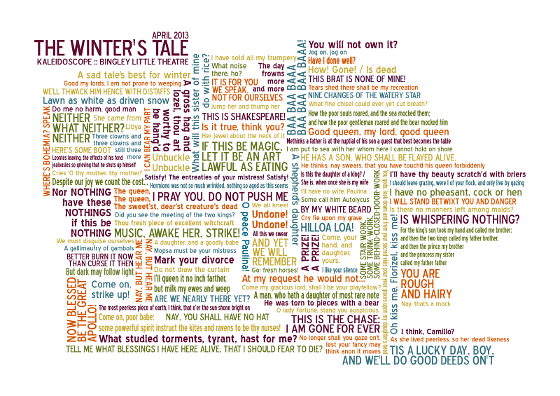 Winter's Tale quote cloud